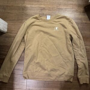 Champion Kids Beige Crewneck Sweater